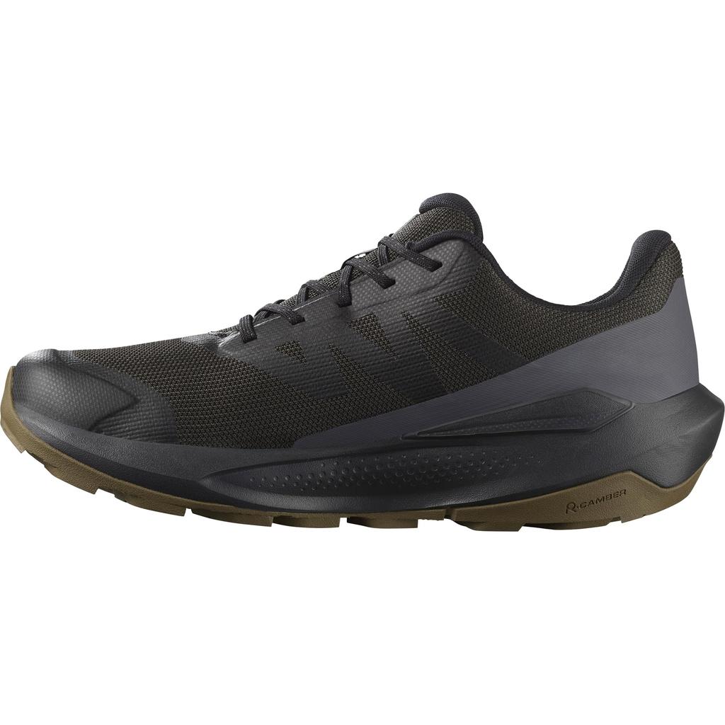 Hiking Trekking Shoes ELIXIR TOUR WP Tour Cm [Salomon] (Elixir Waterproof) Men's Black/Asphalt/Castlerock 27.5