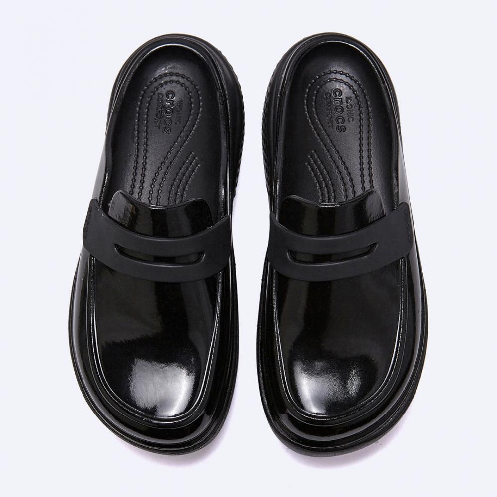Crocs Mocassins Stomp Hi Shine Noir 210659 001