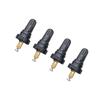 Heavy Duty Rubber Metal Tire Valves Stem For Cars Accurate TPMS Sensor All Weather Performances Easy To Install 4pcs