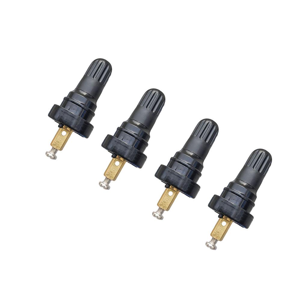 Heavy Duty Rubber Metal Tire Valves Stem For Cars Accurate TPMS Sensor All Weather Performances Easy To Install 4pcs