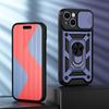 KEYSION Shockproof Case for iPhone 15 Pro Max 15 Ultra Slide Camera Lens Protection Ring Phone Cover for iPhone 14 13 12 11 Pro