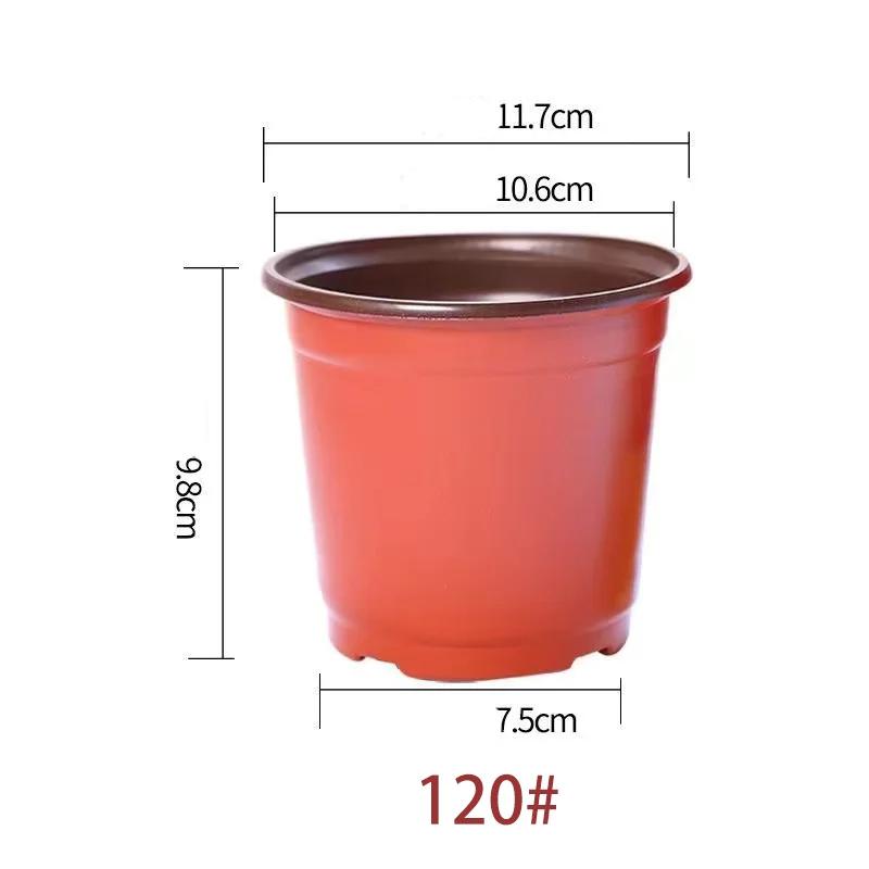 Plastic Plant POTS, Seedling Flower Plant Containers and Seed Starter POTS with Plant Labels