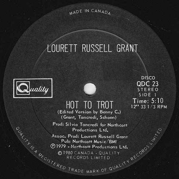 

CD LOURETT RUSSELL GRANT Hot To Trot UICU2004 Quality 1980 Japan Dance Electronica Used