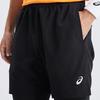 Asics Solid Color Elastic Casual Breathable Reflective Night Running Sports Shorts Men shorts Black 2011C677-001