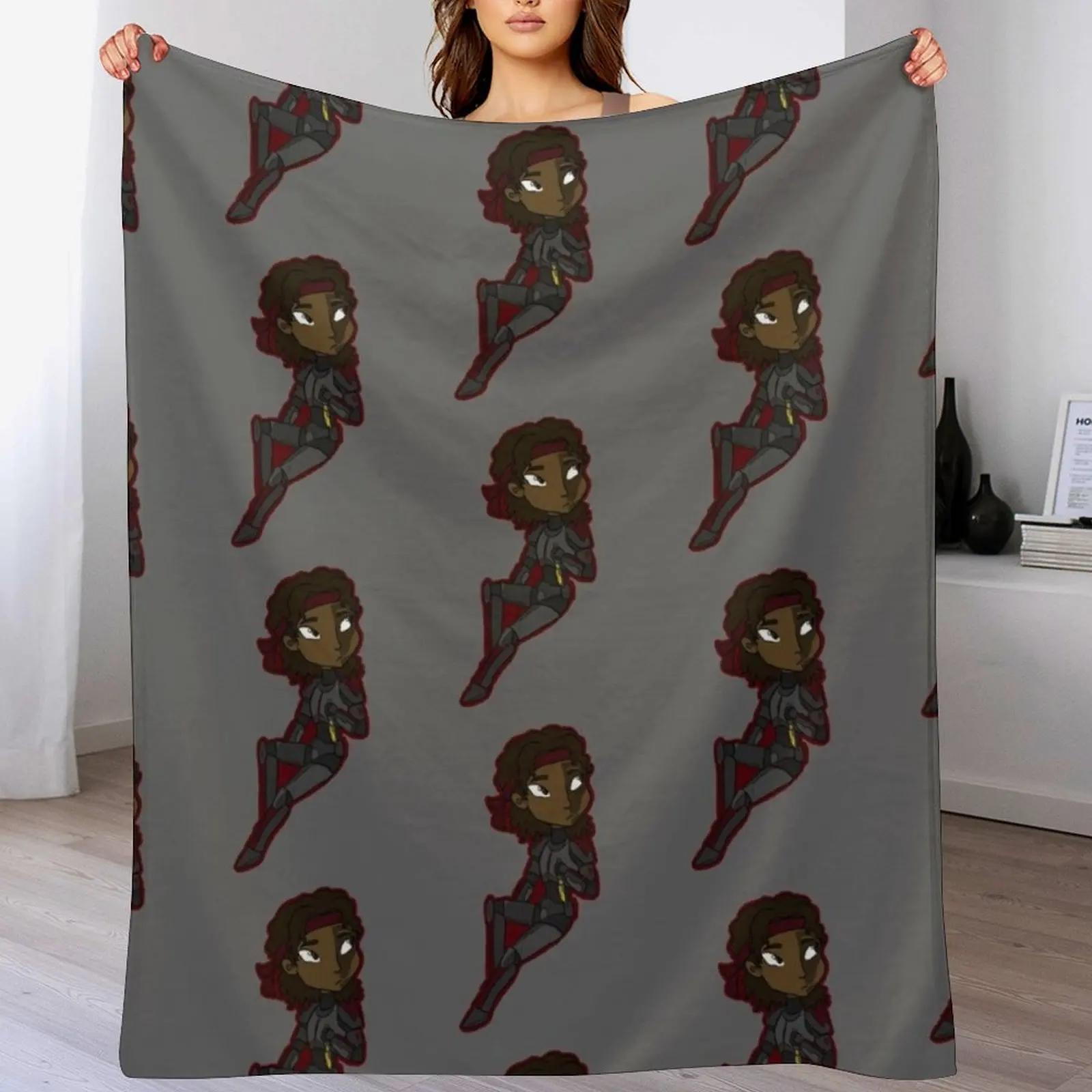 

Chibi Hunter Throw Blanket Warm Accent Blanket for Living Room Decoration 102x76cm(40x30in)