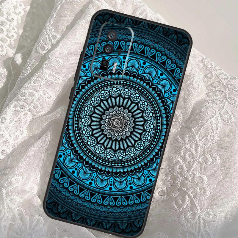 Flower Mandala Case For Xiaomi 14T Pro 13T 12T 11T 13 14 Ultra POCO X6 F6 Pro M6 X3 X5 M5s F3 F5 Cover