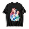 Warmes Eltern-Kind-Zähneputzen Druck Lässiges T-Shirt Für Familie Reines Baumwoll-T-Shirt