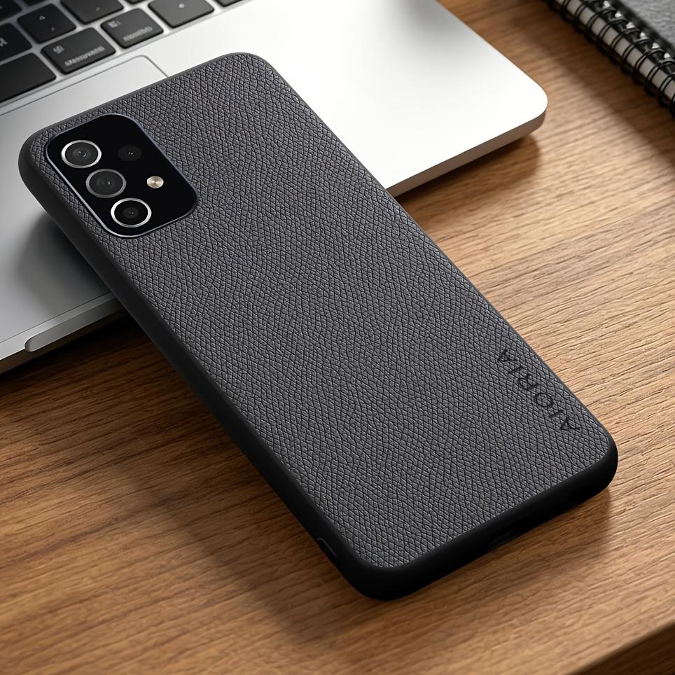 Phone Case: for Samsung for Galaxy A13 A23 A33 A53 A73 Case Solid Color Elegant Synthetic Leather Stylish Phone Case