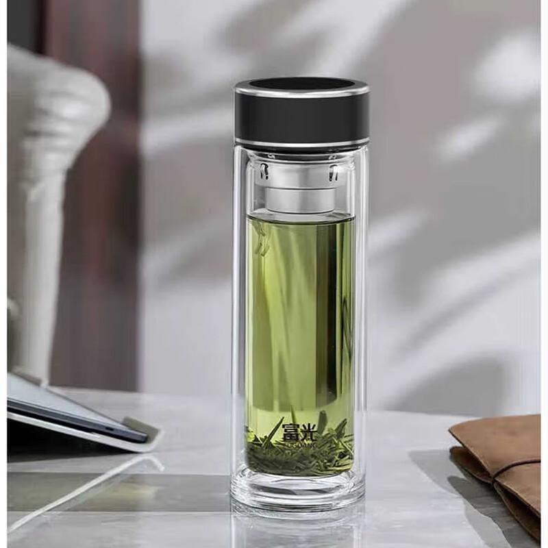 Fuguang Mingzhi 358ml Double-Layer Borosilicate Glass Cup