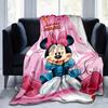 Mickey and Minnie Blanket, Warm Comfortable Soft Blanket for Chair Office Sofa Bed Sofa Office Camping, Suitable for Gifting Relatives and F