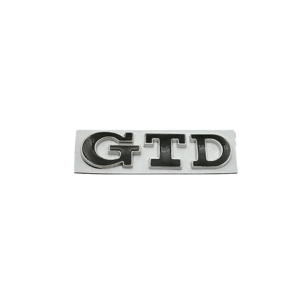 

Personalized GTD Car Logo for POLO Golf Generations 5-7: Rear Trunk Tail Label