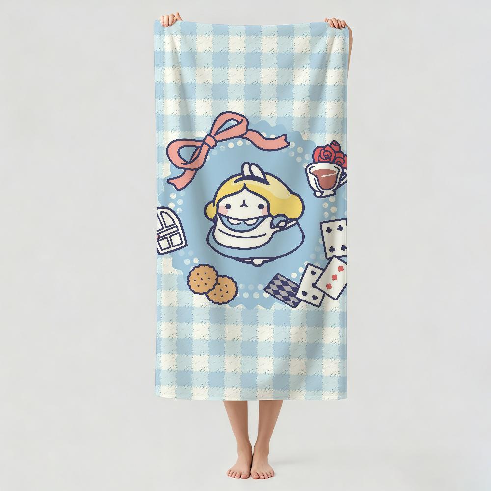 Cartoon cute M-MolangS Towel Drying Bath Towel Applicable To Light Swimming Camping Yoga Beach Out