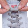 1Pair Colorful Capsule Buckle No Tie Shoe Laces Elastic Shoelaces Sneakers 6mm Wide Flat Shoelace Unisex Lazy Shoe Accessories