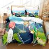Miss Kobayashis Dragon Maid Kanna Cartoon Poster Sheets Quilt Covers Bedding Dormitory Sheets Bedding Set Soft Warm Bedding Set