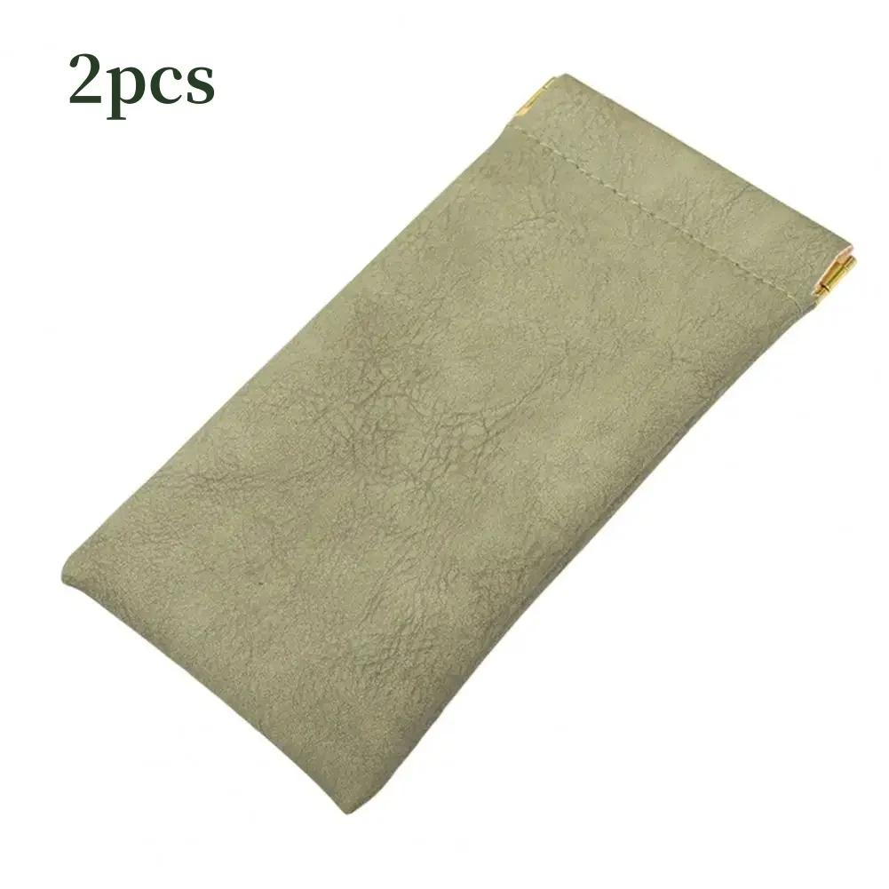 2pcs Automatic Closed Sunglasses Case Glasses Storage Bag Waterproof Glasses Protective Cover Eyewear Storage Bag