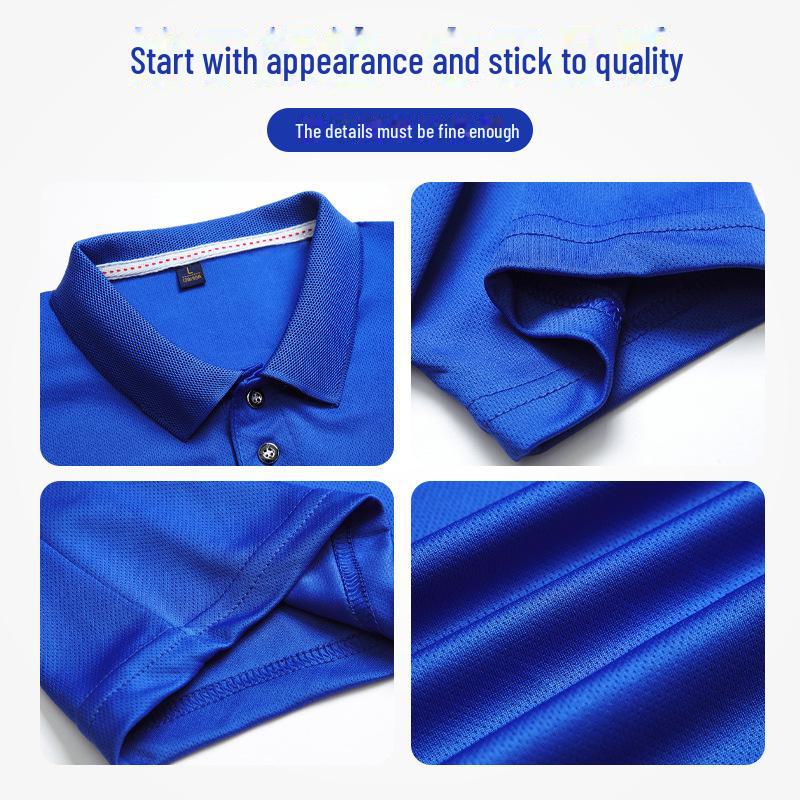 Kurzarm Schnelltrocknendes Catering- & Restaurant-Uniform-T-Shirt mit Revers