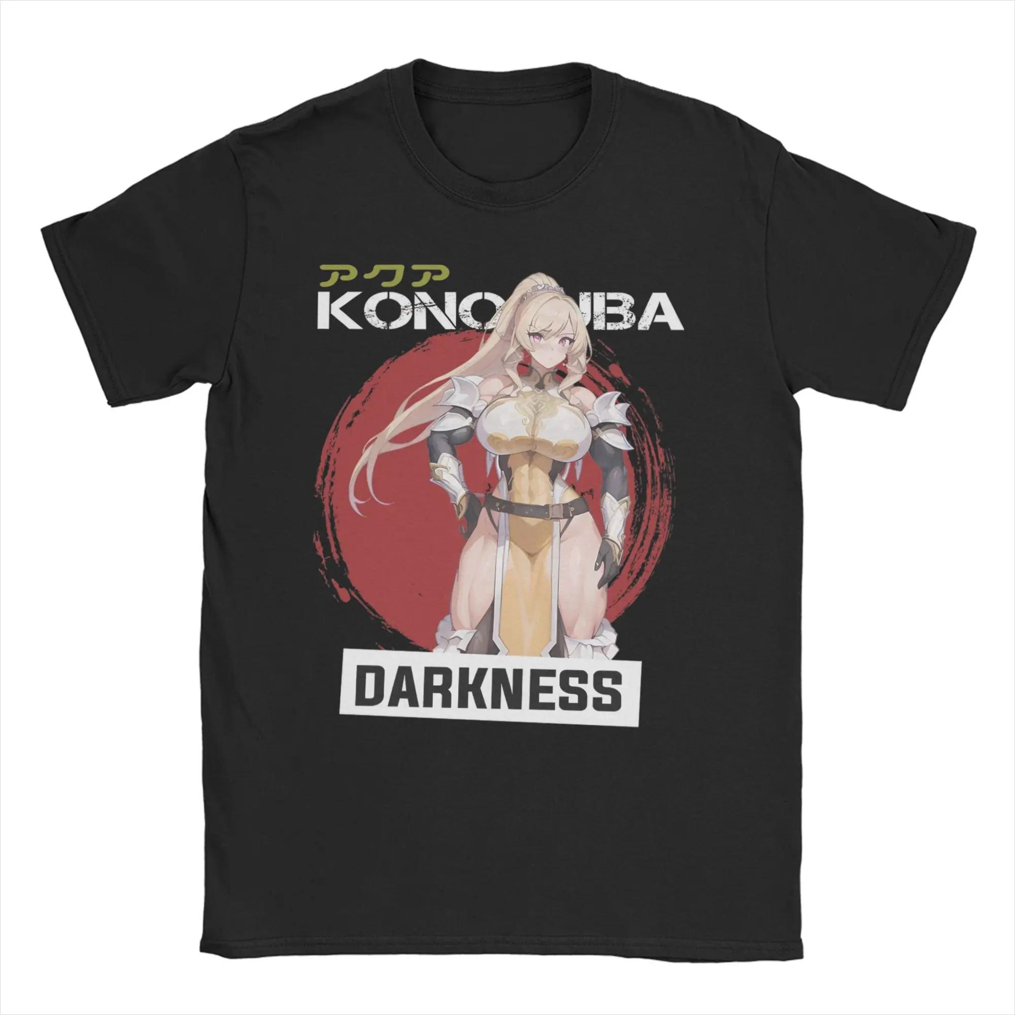 

Aqua KonoSuba T-Shirt Men Women Cool Cotton Tee Shirt Round Neck Short Sleeve T Shirt Arrival Clothing 3XL