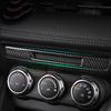 For Mazda CX-3 CX32017 2018  Car Console Center Chair Heating Display Panel Cover Frame Carbon Fiber Interior