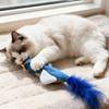 Indoor Interactive Birds Toy for Cat Chasing Teasing Toy Sounding Catnip Cat Teaser Toy Self-hilarity Wall Hanging Birds Cat Toy