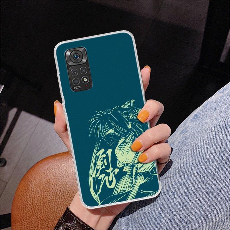 Rurouni Kenshin Anime Handyhülle Für Xiaomi Redmi Note 15 14 13 12S 12 11 Pro Plus 14S 11S 11E 10 10S 11T 5G Personalisierte Hülle