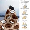 1pc Coconut Pattern Lightweight Flannel Blanket, Comfortable and Warm Blanket, for Office and Camping Sofa Bed, Livingroom011