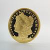 1 Stück US-amerikanische Morgan-Gold-Replika von 1896, Sammlerstück, Gedenkmünze, Medaille, Kopie, 1-Dollar-Artikel, Medaille, Heim-Metallsammlung, Dekoration, Souvenir