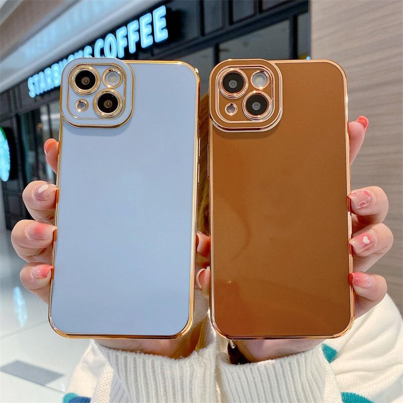 

Гальванический чехол для телефона для iPhone 13 12 11 Pro Max 7 8 Plus XR X XS SE 2020 Ударопрочный чехол