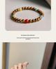 Hainan Green Qinan Agarwood Bracelet - Old Material Couple's Single Ring Buddhist Prayer Beads.