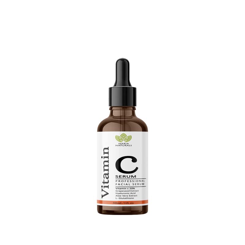 Haria Naturals Vitamin C Professional Serum-Brightens Skin Tone, Reduces Wrinkes, Fine Line 30ML