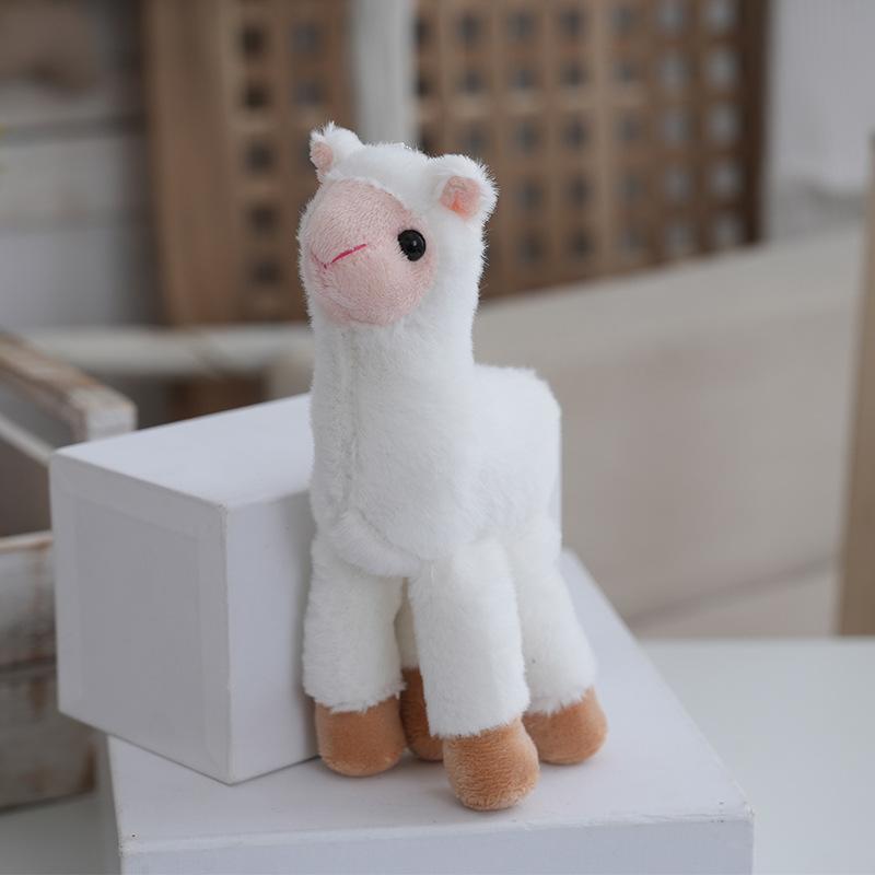 Cute Plush Alpaca Stuffed Toy With  Pp Cotton Material Soft Comfortable And