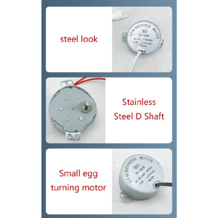 Egg Turner Motor 110/220V AC 12V Chicken Egg Turner Rotator Incubator