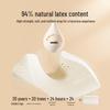 JD Zhizao Premium 94% Natural Latex Wave Pillow - Pair Gift Set