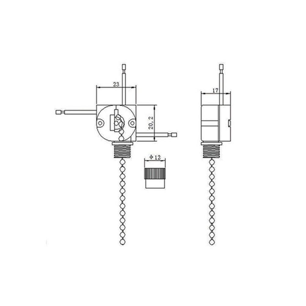 For Wall Light For Light Universal Ceiling Fan Wall Light 3-Wire Fan Ceiling Switch Beads Chain Fan Ceiling Switch Other