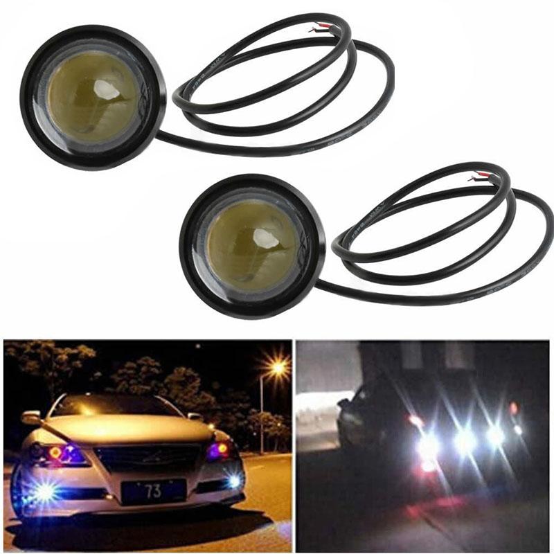 

2pcs 15W LED Eagle Eye Автомобільні протитуманні DRL Денні ходові вогні Задні ліхтарі