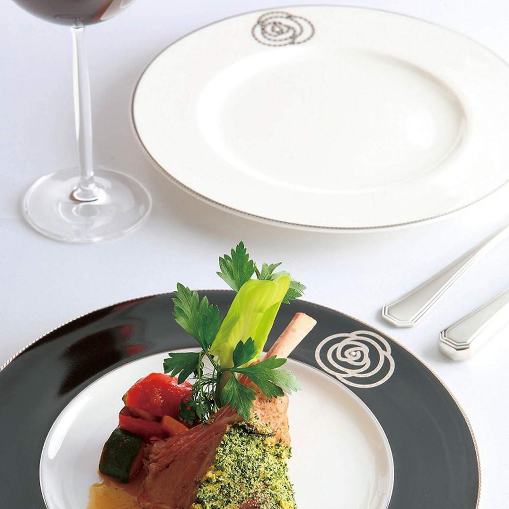 Noritake Noritake Mug Plate Change Pair 330cc Aidan 2 Pieces 2 Pieces Bone China & (Color Set) Mug Plate 24.5cm Mug Plates White/Black