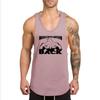 Do The Work  Summer Bodybuilding Fitness Workout Gym Sports Mens Letter Printed Fashion Casual Breathable O-neck Pure Cotton Vest