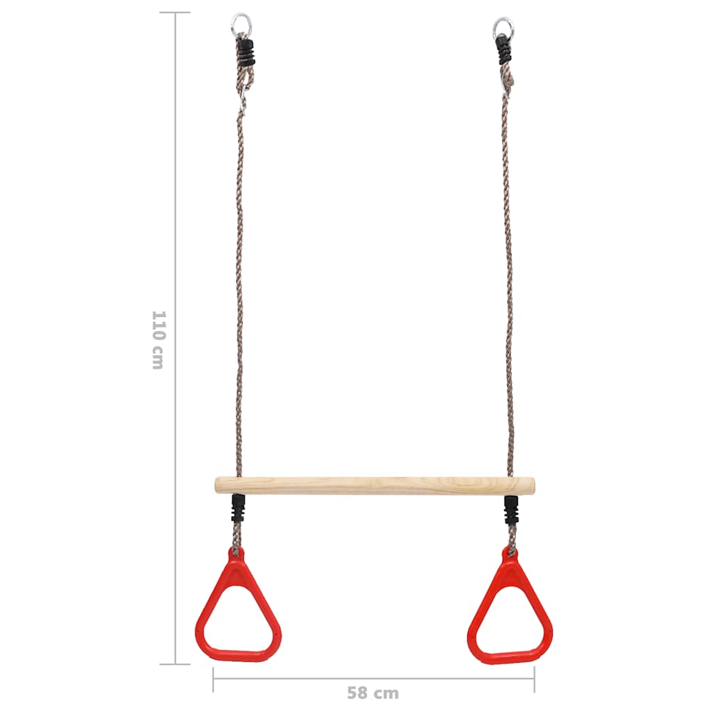 Trapezoid Swing with Rings
