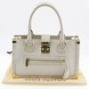 Louis Vuitton Fabreau Handbag M91815 Suhali Line Bron Goatskin Women Used
