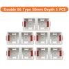 86 Type Switch Mounting Box Cassette Flame Retardant Plastic PVC Junction Back Box Universal White Electrical Concealed Box