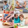 Children's Baking Kitchen Knife Kitchen Set Children's Kitchen Utensils 6-piece Set Multi-color