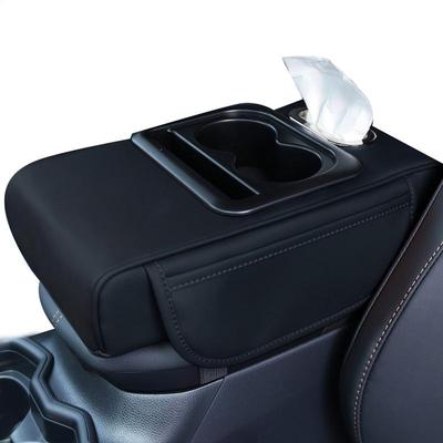 Car Organizer Center Console Large Capacity Armrest Pillow Stylish Console Storage Cup Holder Tissue Box For Most Vehicles