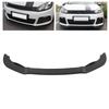 K SEEK DESIGN 3Sections Front Bumper Splitter Lip Replacement for MK6 R R20 20092013(Gloss Black )
