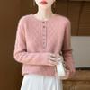 Women Sweater 100% Wool MODERN NEW SAGA O-neck Knit Pullover Thick Winter Jumpers Female Knit Tops
