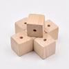 10 piezas Cubo Cuadrado Madera Natural 15mm 20mm 25mm 30mm Cuentas Sueltas para Manualidades DIY Artesanía en Madera Accesorios para Fabricación de Joyería