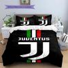 Juventus Football Club Pattern Bedding,Quilt Set Quilt Cover Pillowcase Home Birthday Gift(1 * Duvet Cover + 2 * Pillowcase, Without Core)