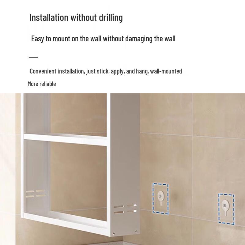 Adjustable Wall-Mounted Kitchen Storage Rack