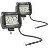 4 Inch LED Driving Lights, 12V 24V Triple Row 78W Spot Flood Golf Cart Headlights, LED Fog Lights For Off Road Truck Jeep Boat Van SUV ATV UTV, 2 Pcs