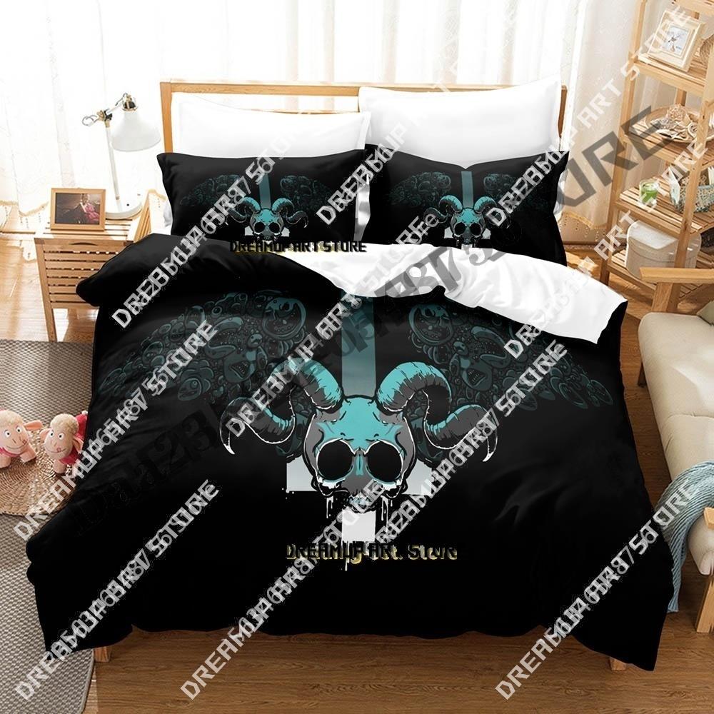 3D-Druck Spiel The Binding of Isaac Bettwäscheset Einzelbett Twin Full Queen King Size Bettwäscheset Erwachsener Kind Schlafzimmer Bettbezug Sets