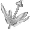 For Marine Yacht Folding Anchor Kayak Canoe 2.5KG/3.2KG Cast Aluminum Boat Folding Grapnel Anchor Docking Hardware