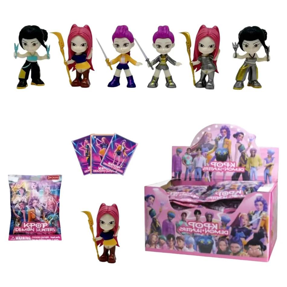 Anime Kpop Dämonenjäger Puppe Spielzeug Rumi Mira Zoi Charakter Blind Bag Ornament Spielzeug Kinderspielzeug Weihnachtsgeschenk